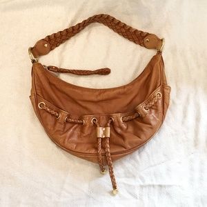 [MICHAELKORS] Small tan leather purse handbag